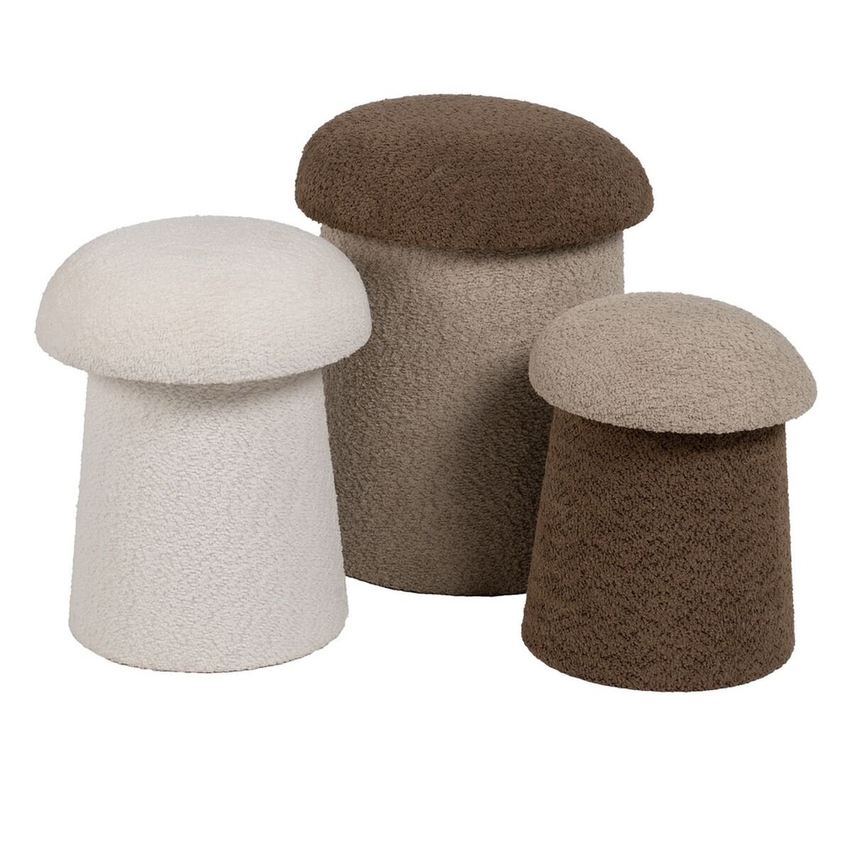 Puff Bijela Drvo MDF 35 x 35 x 42 cm
